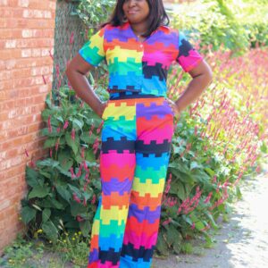 Jigsaw Cropped Shirt